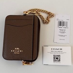Coach Zip Card Case
